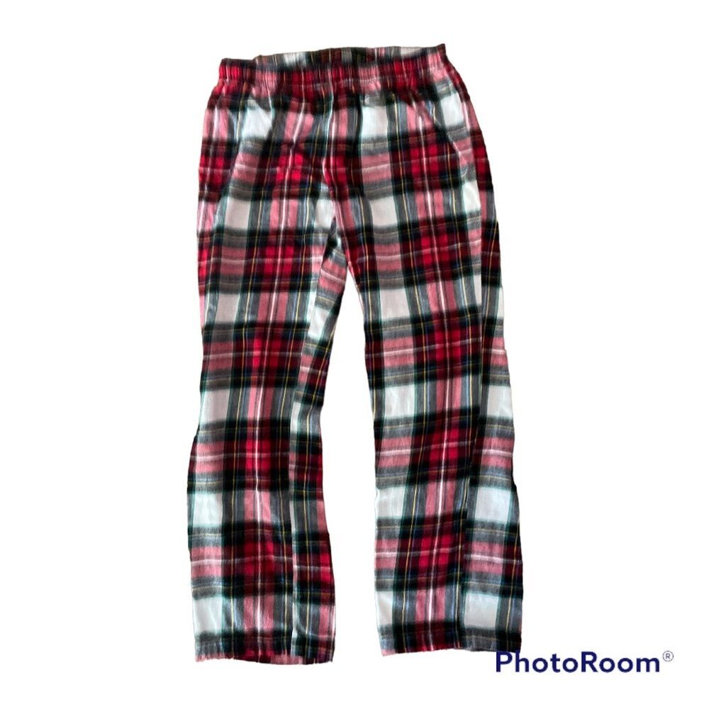 ⚡️ Plaid Red, White, Black, PJ Bottoms ~ Size S ⚡️ - Picture 2 of 3